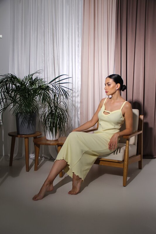 Натали Сарафан 580022 78563 желтый