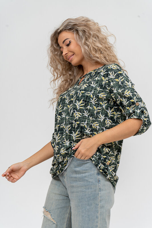 Натали Туника 580024 36817 темно-зеленый