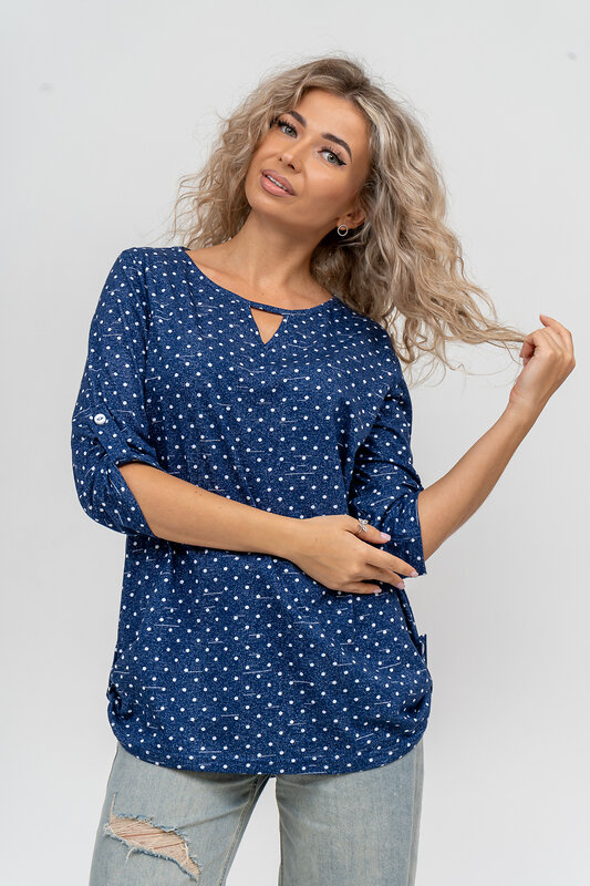 Натали Туника 580026 36815 джинс