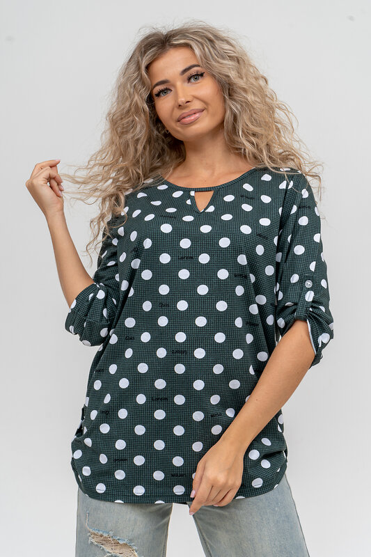 Натали Туника 580028 36814 зеленый