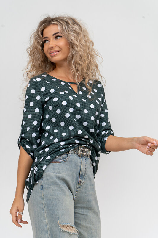 Натали Туника 580028 36814 зеленый