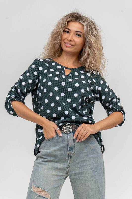 Натали Туника 580028 36814 зеленый