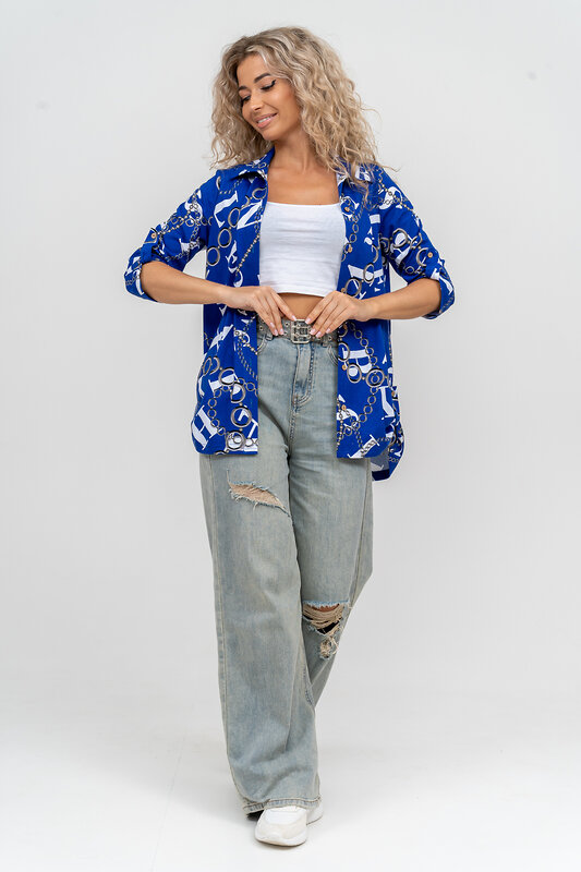 Натали Рубашка 580045 36806 василек