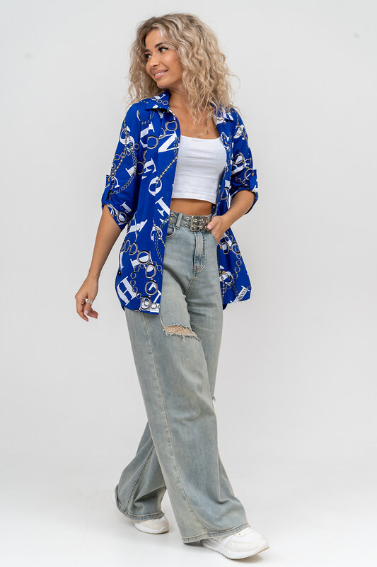 Натали Рубашка 580045 36806 василек