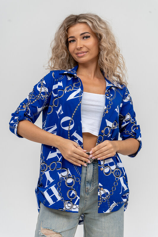 Натали Рубашка 580045 36806 василек