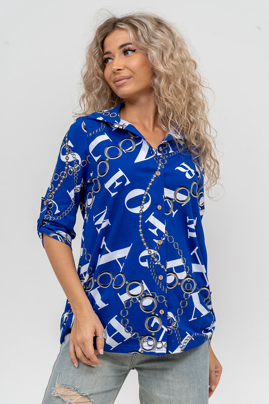 Натали Рубашка 580045 36806 василек