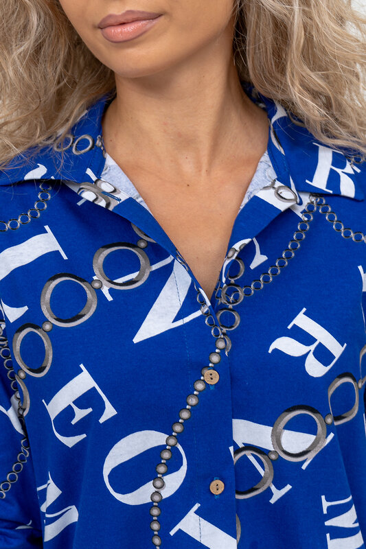 Натали Рубашка 580045 36806 василек