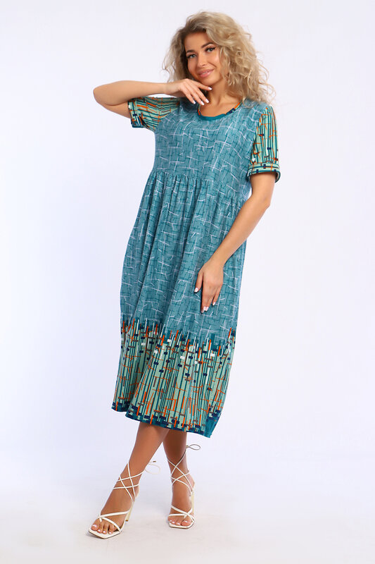 Натали Платье 580048 13246 зеленый