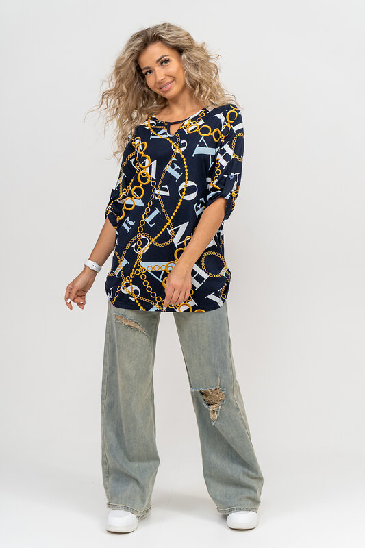 Натали Туника 580050 36801 темно-синий