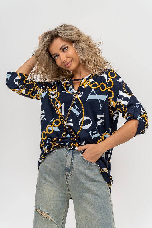 Натали Туника 580050 36801 темно-синий