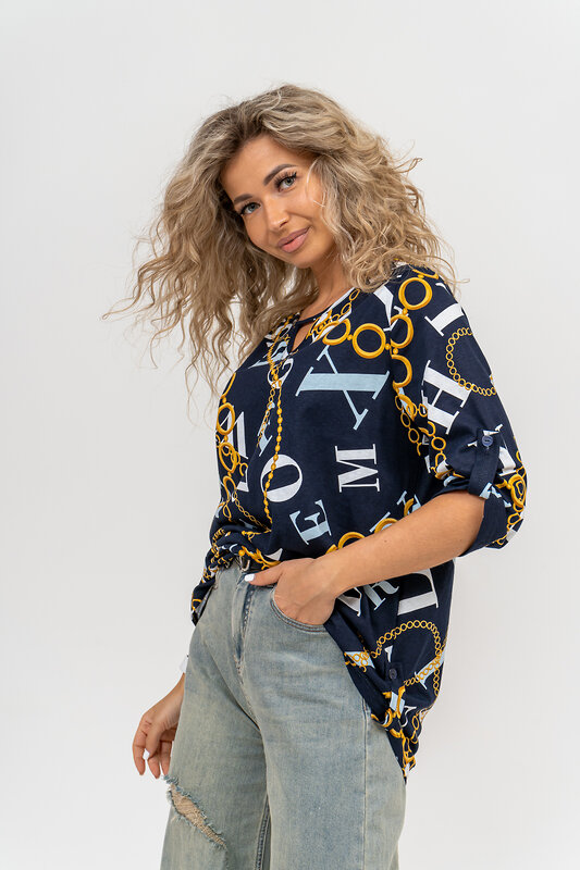 Натали Туника 580050 36801 темно-синий