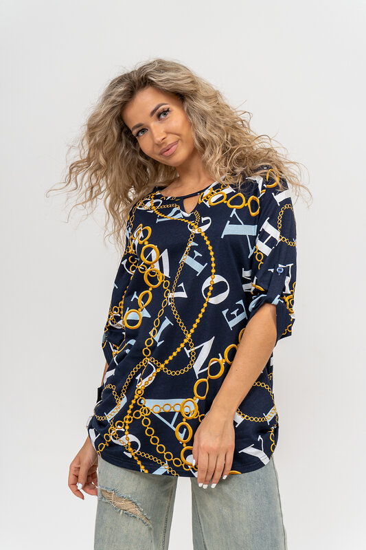 Натали Туника 580050 36801 темно-синий