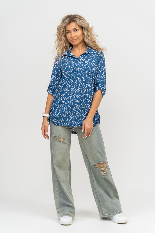 Натали Рубашка 580063 36799 индиго