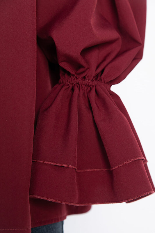 LT Collection Блуза 580067 Б14949-5М бордовый