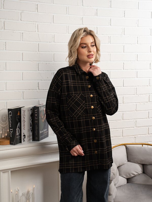 LT Collection Рубашка 580068 Б14991-10М черный