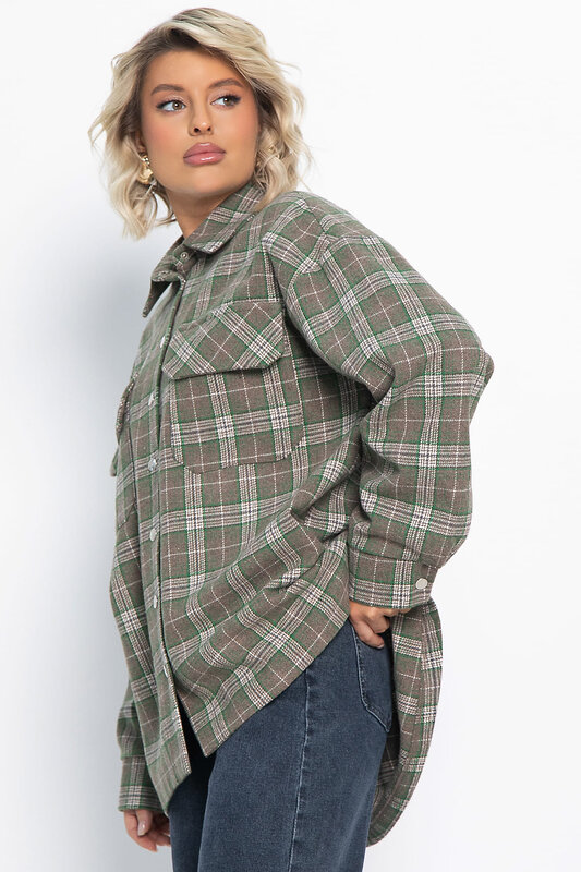 LT Collection Рубашка 580074 Б15040-5М хаки