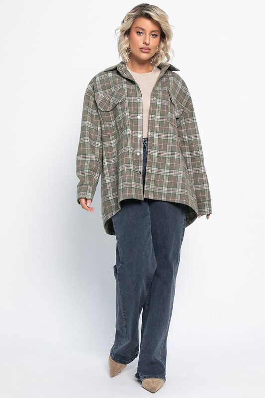 LT Collection Рубашка 580074 Б15040-5М хаки