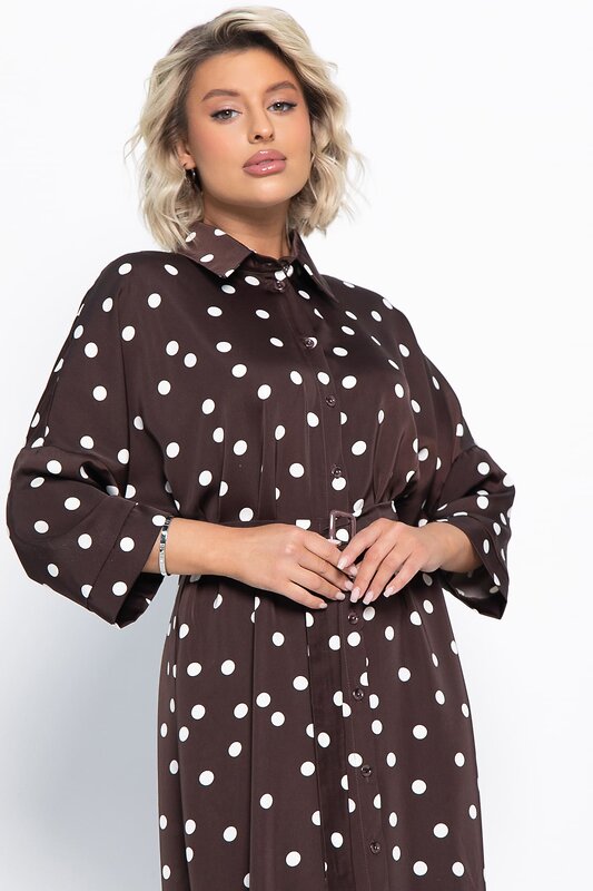 LT Collection Платье 580078 П15090-7М коричневый