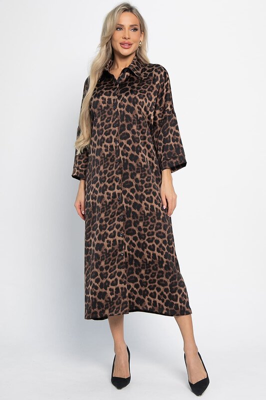 LT Collection Платье 580079 П15092-7М коричневый