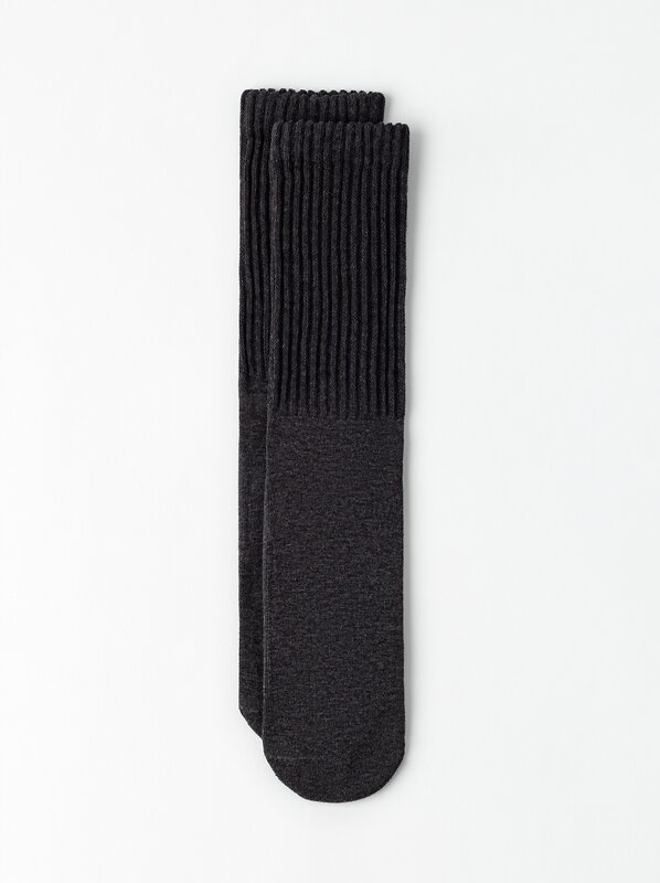 Conte elegant Носки 580110 COMFORT (махр. стопа) 25С-40/1СП темно-серый