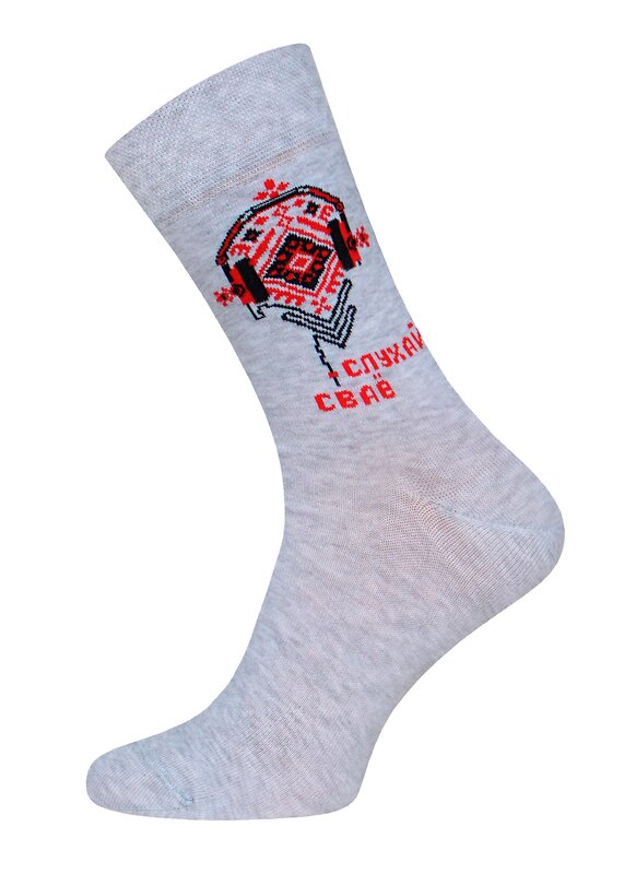 БРЕСТСКИЕ Носки 580124 2146Е св.серый меланж