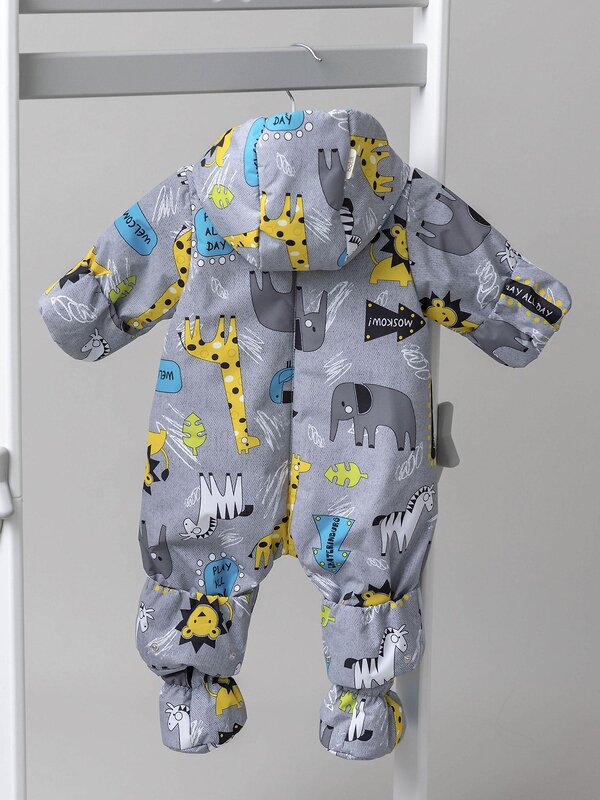 BATIK Комбинезон 580190 0262-26в-1 Джунгли серый