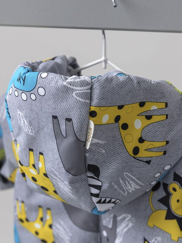 BATIK Комбинезон 580190 0262-26в-1 Джунгли серый