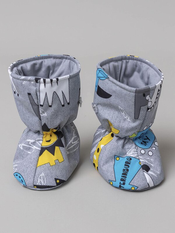 BATIK Комбинезон 580190 0262-26в-1 Джунгли серый