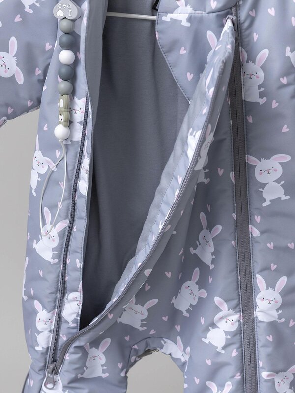 BATIK Комбинезон 580192 0262-26в-3 Серый принт