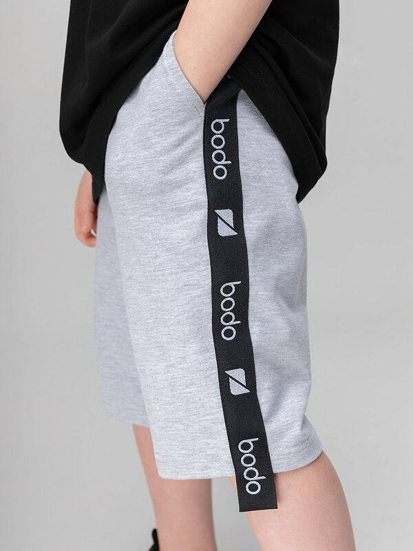 Bodo Шорты 580198 8-64МU серый (белый)