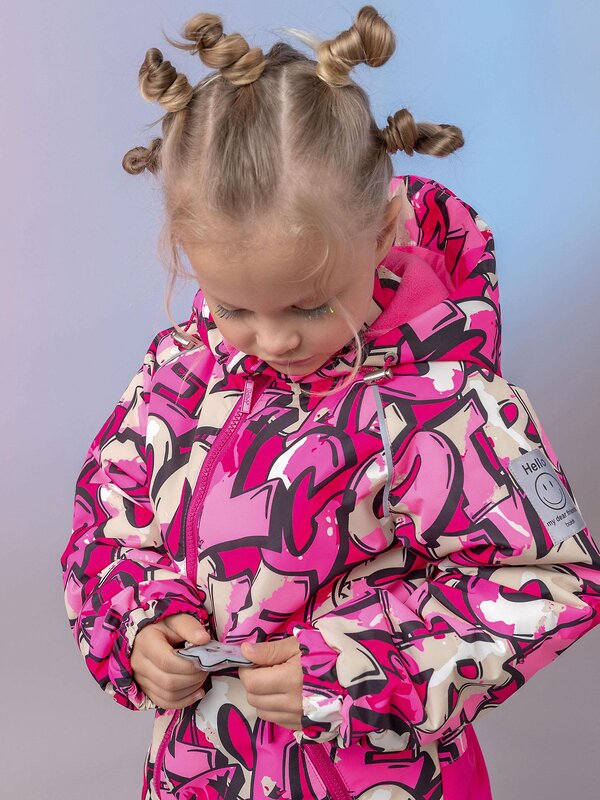 BATIK Комбинезон 580203 0264-26в-4 Принт/розовый