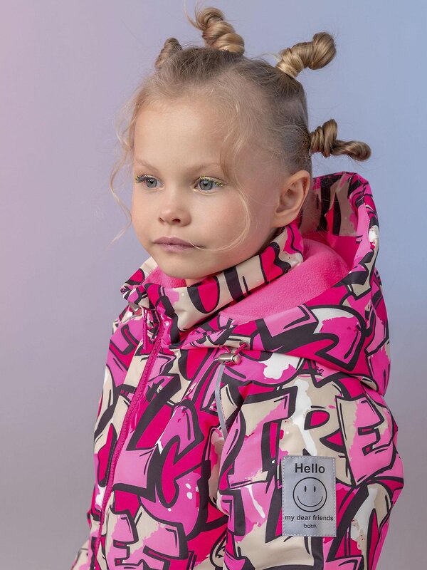 BATIK Комбинезон 580203 0264-26в-4 Принт/розовый