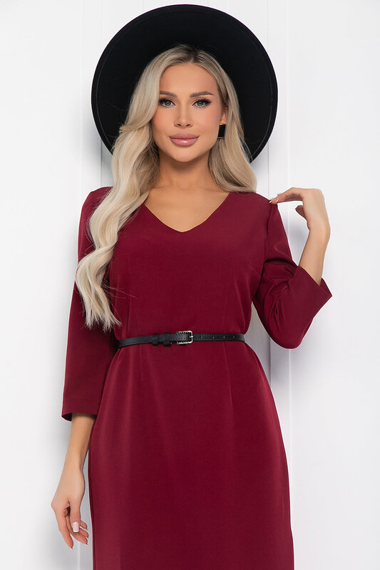 LT Collection Платье 463794 П11652 бордовый