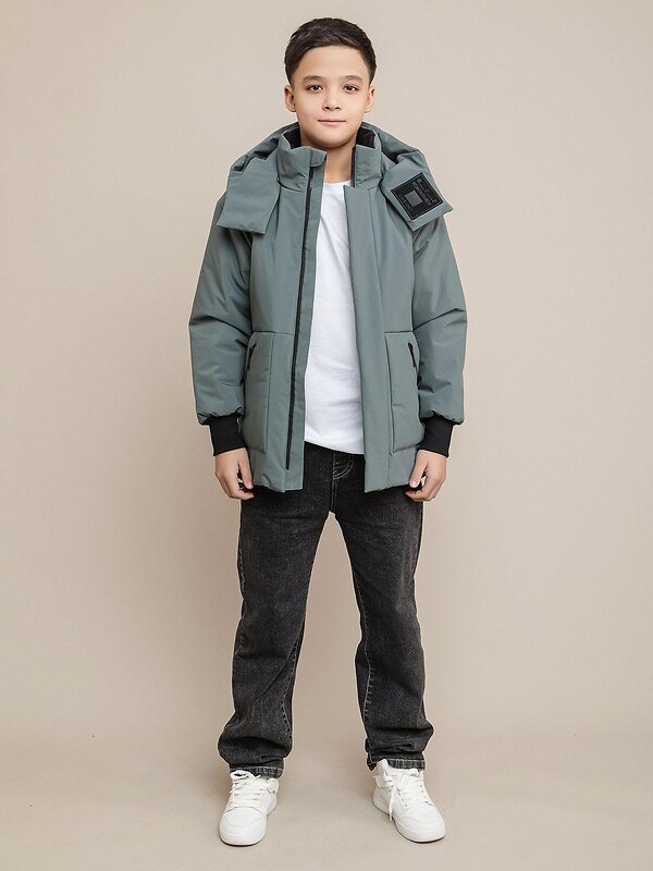 BATIK Парка 580226 0287-26в-2 Серо-зеленый