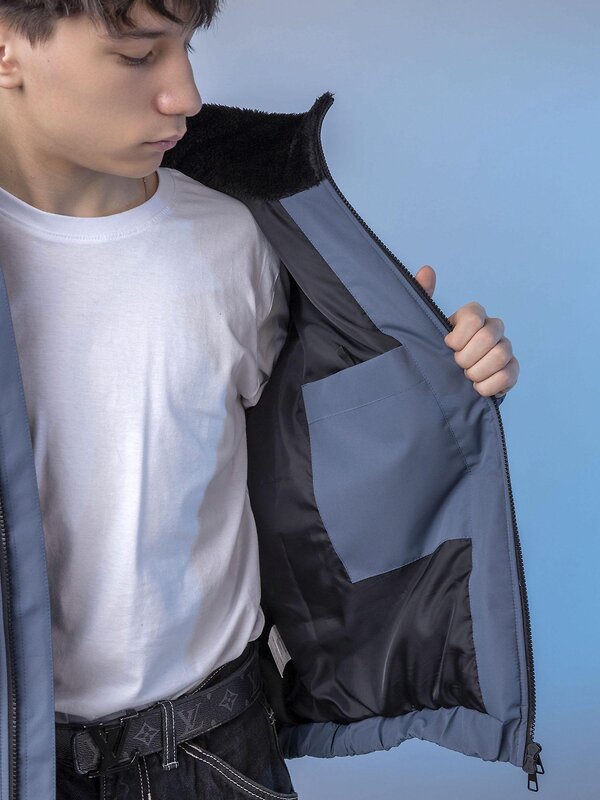 BATIK Куртка 580228 0288-26в-2 Синий пепел