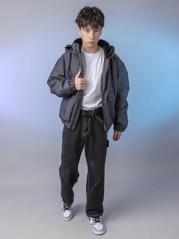 BATIK Куртка 580229 0288-26в-3 Черный деним