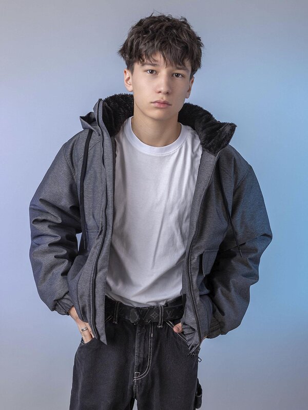 BATIK Куртка 580229 0288-26в-3 Черный деним