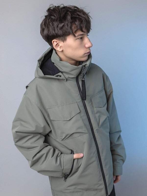 BATIK Бомбер 580231 0289-26в-1 Темный хаки