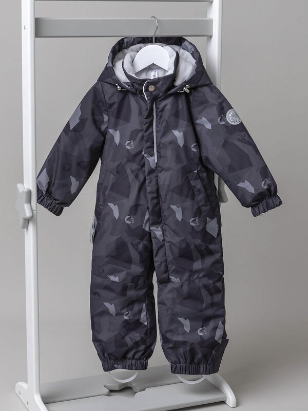 BATIK Комбинезон 580236 0296-26в-3 Принт серый монохром