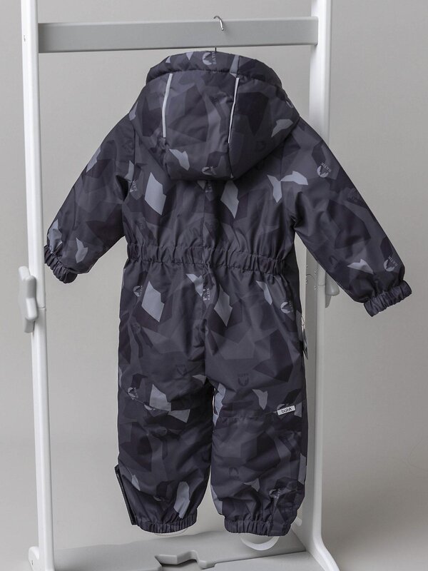 BATIK Комбинезон 580236 0296-26в-3 Принт серый монохром