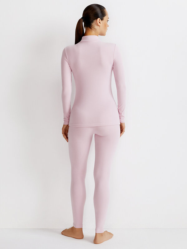 Omsa Лонгслив 580283 OmD 1624T RB Лонгслив стойка жен. "Термо" Nero (Черный)