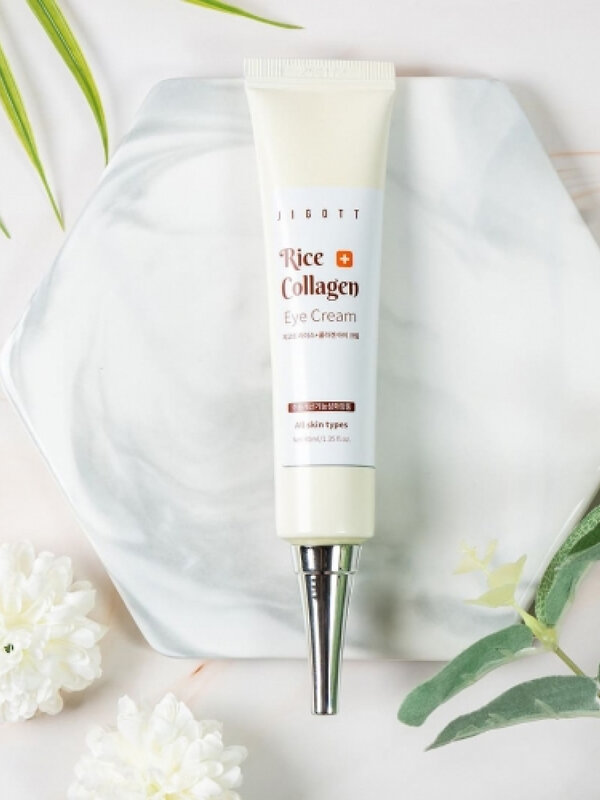Jigott Крем для кожи вокруг глаз с коллагеном и экстрактом риса / Rice + Collagen Eye Cream, 40 мл 580284 28374 