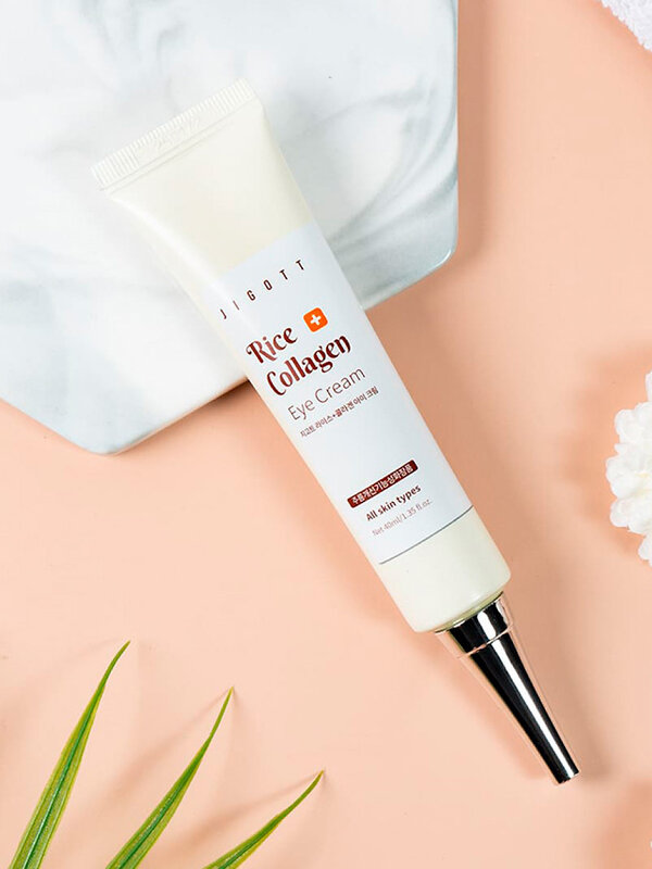 Jigott Крем для кожи вокруг глаз с коллагеном и экстрактом риса / Rice + Collagen Eye Cream, 40 мл 580284 28374 