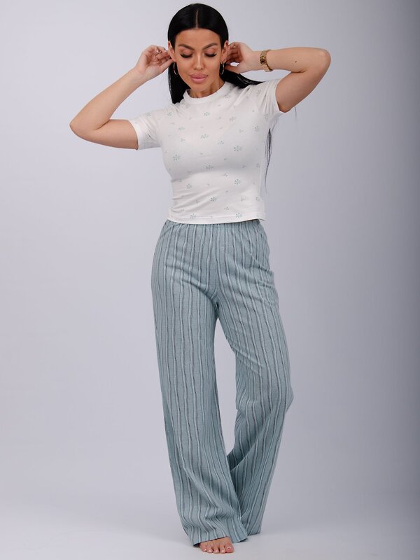 Malina Пижама 580293 3182 белый/полынь