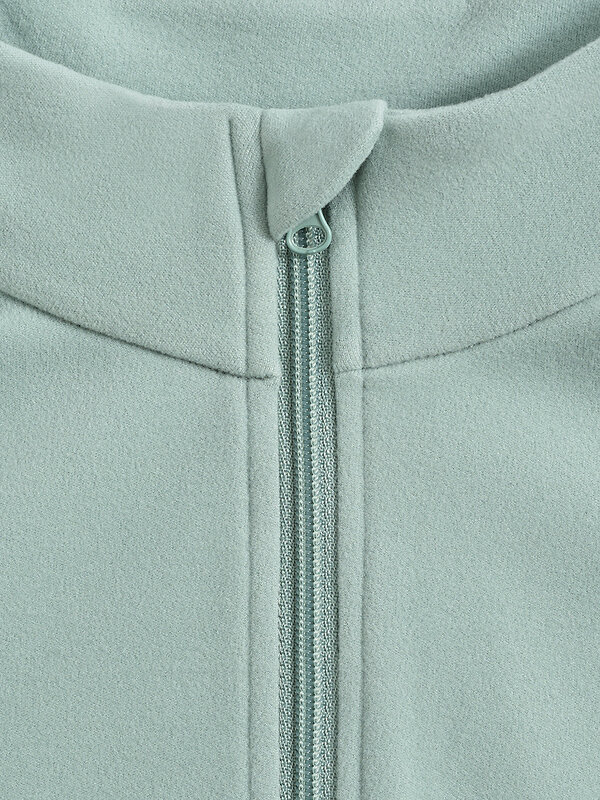 Omsa Лонгслив 580335 OmD 1622T PV Лонгслив стойка молния жен. "Термо" Nero (Черный)