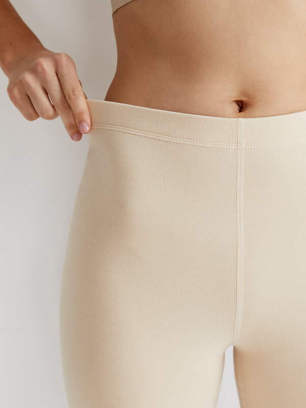 Omsa Шорты 580338 OmD 2713T 3D Панталоны жен. "Термо" Creme (Молочный)