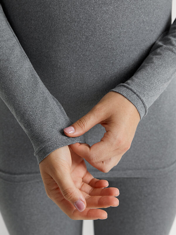 Omsa Водолазка 580348 OmD 1737T SF Водолазка с отворотом жен. Grigio (Серый)