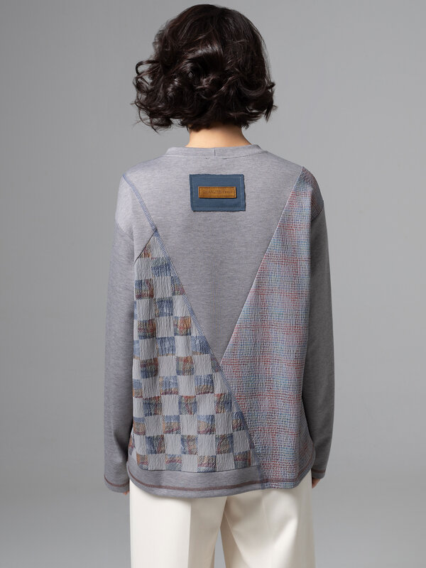 CHARUTTI Лонгслив 580374 12563 Серый