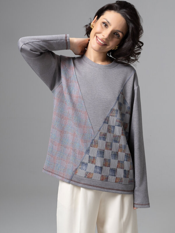 CHARUTTI Лонгслив 580374 12563 Серый