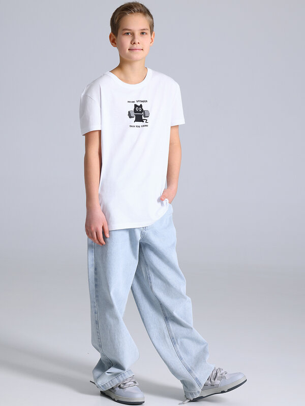 Апрель Футболка 580380 1ПДФК4518001 белый